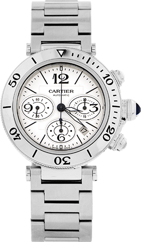 Cartier Pasha Seatimer Chronograph Watch Ref. W31089M7