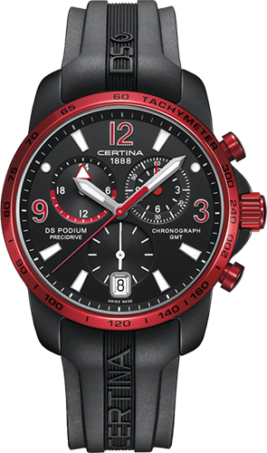 Certina DS Podium Chronograph GMT Aluminium Watch Ref. C0016399705702