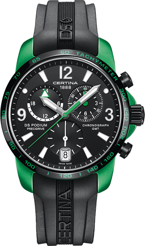 Certina DS Podium Chronograph GMT Aluminium Watch Ref. C0016399705703