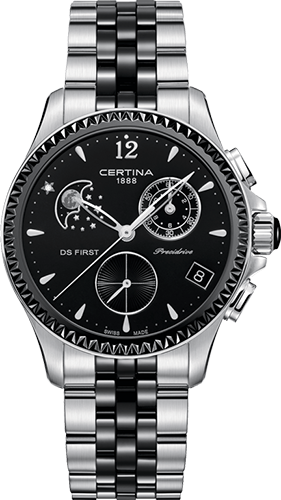 Certina DS First Lady Chronograph Moon Phase Watch Ref. C0302501105600