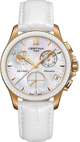 Certina DS First Lady Chronograph Moon Phase Watch Ref. C0302503610600