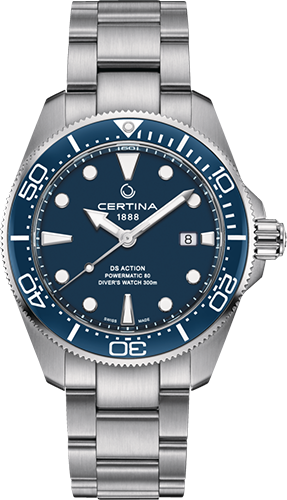 Certina DS Action Diver 43mm Powermatic 80 Watch Ref. C0326071104100