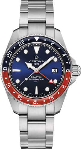 Certina DS Action GMT Powermatic 80 Watch Ref. C0329291104100