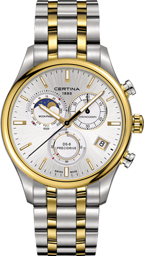 Certina DS-8 Chronograph Moon Phase Watch Ref. C0334502203100