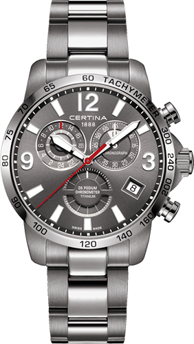Certina DS Podium Chronograph GMT Watch Ref. C0346544408700