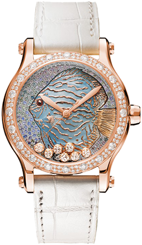 Chopard Happy Fish “Métiers d’arts” 36 mm Automatic Watch Ref. 2748915015