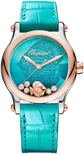Chopard Happy Fish “Métiers d’arts” 36 mm Automatic Watch Ref. 2785786001