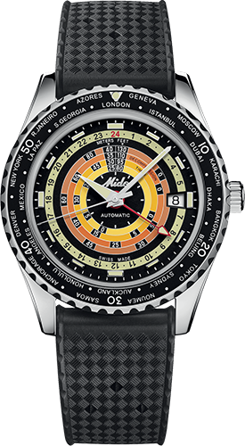 Mido Ocean Star Decompression Worldtimer Watch Ref. M0268291705100