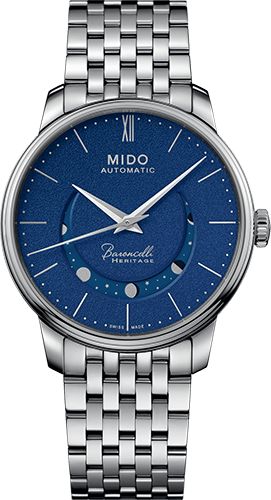 Mido Baroncelli Smiling Moon Gent Watch Ref. M0274071104000