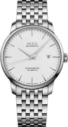 Mido Baroncelli Chronometer Silicon Gent Watch Ref. M0274081103100