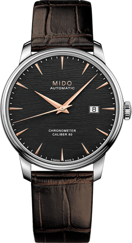 Mido Baroncelli Chronometer Silicon Gent Watch Ref. M0274081606100