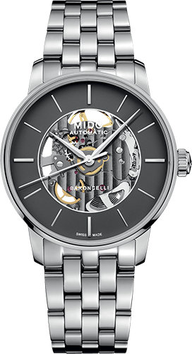 Mido Baroncelli Signature Skeleton Watch Ref. M0374361106100