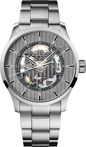 Mido Multifort Skeleton Vertigo Watch Ref. M0384361103100