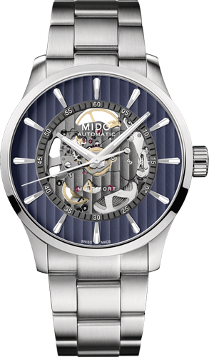 Mido Multifort Skeleton Vertigo Watch Ref. M0384361104100