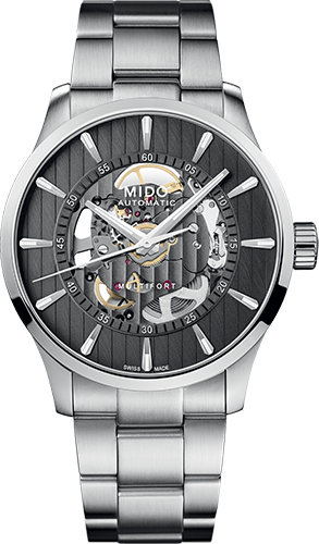 Mido Multifort Skeleton Vertigo Watch Ref. M0384361106100