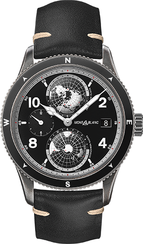 Montblanc 1858 Geosphere Ultra-Black Limited Edition 858 Exemplare Watch Ref. MB128257
