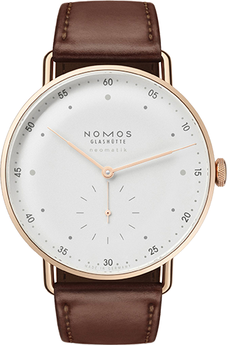 Nomos Glashütte Metro Roségold Neomatik 39  Watch Ref. 180