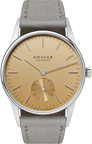 Nomos Glashütte Orion 33 Gold Watch Ref. 358