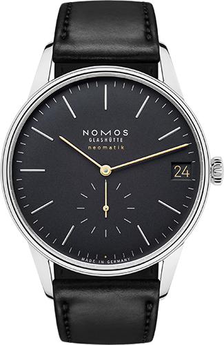 Nomos Glashütte Orion Neomatik 41 Datum New Black  Watch Ref. 366