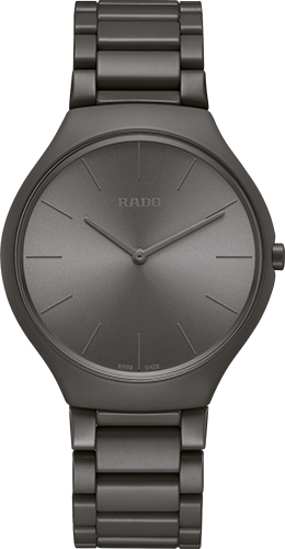 Rado True Thinline Les Couleurs™ Le Corbusier Iron grey 32010 Watch Ref. R27091612