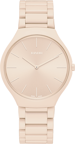 Rado True Thinline Les Couleurs™ Le Corbusier Pale sienna 32123 Watch Ref. R27097672