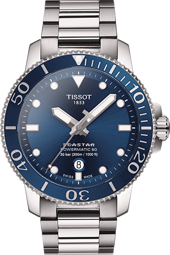 Tissot Seastar 1000 Powermatic 80 Watch Ref. T1204071104103