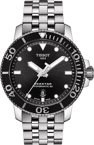 Tissot Seastar 1000 Powermatic 80 Watch Ref. T1204071105100