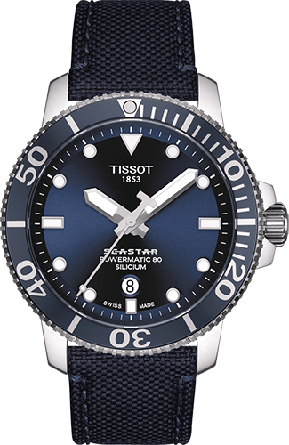 Tissot Seastar 1000 Powermatic 80 Silicium Watch Ref. T1204071704101