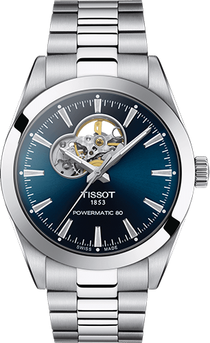Tissot Gentleman Powermatic 80 Open Heart Watch Ref. T1274071104101