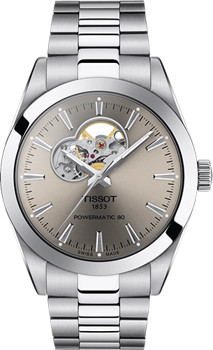 Tissot Gentleman Powermatic 80 Open Heart Watch Ref. T1274071108100