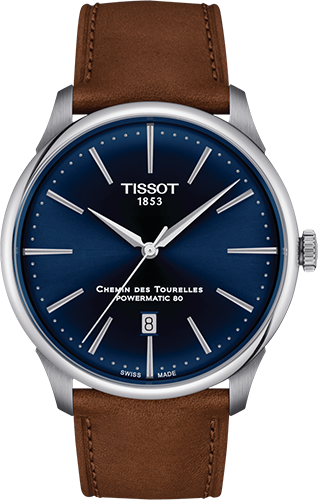 Tissot Chemin des Tourelles Powermatic 80 42 mm Watch Ref. T1394071604100