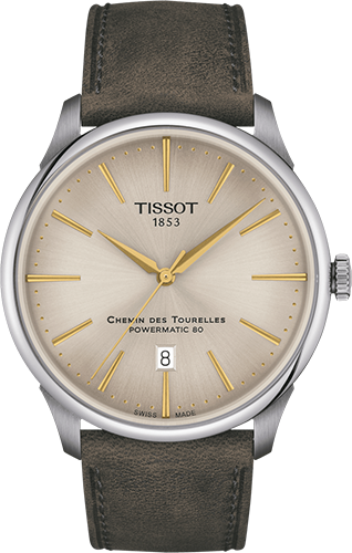 Tissot Chemin des Tourelles Powermatic 80 42 mm Watch Ref. T1394071626100