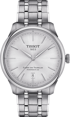 Tissot Chemin des Tourelles Powermatic 80 39 mm Watch Ref. T1398071103100