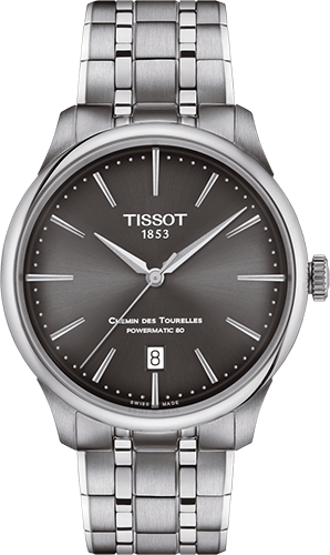 Tissot Chemin des Tourelles Powermatic 80 39 mm Watch Ref. T1398071106100