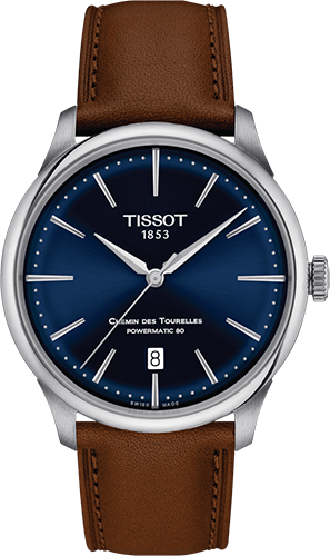 Tissot Chemin des Tourelles Powermatic 80 39 mm Watch Ref. T1398071604100
