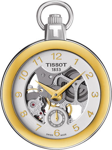 Tissot Pocket Mechanical Skeleton Watch Ref. T8534052941200
