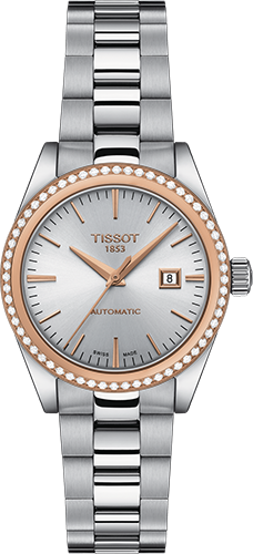 Tissot T-My Lady Automatic 18K Goldlünette Watch Ref. T9300074103100