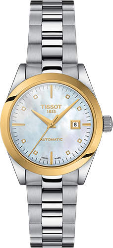 Tissot T-My Lady Automatic 18K Goldlünette Watch Ref. T9300074111600