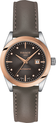 Tissot T-My Lady Automatic 18K Goldlünette Watch Ref. T9300074629600