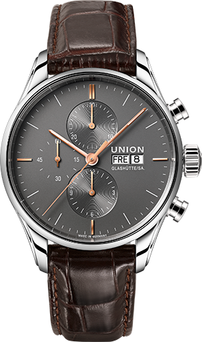 Union Glashütte Viro Chronograph Watch Ref. D0114141608101